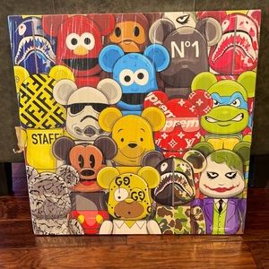 BearBrick Characters Poster